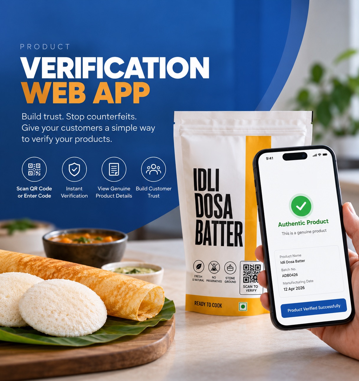 Product verification web app development — Sigil Advertising, Pune